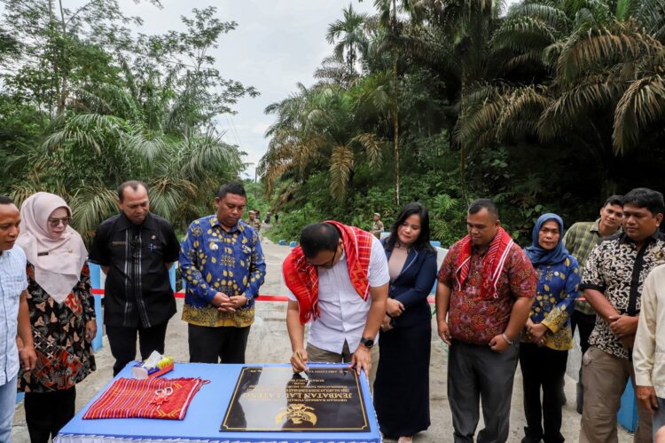 Diresmikan Asri Ludin Tambunan, Jembatan Lau Lateng Di Sibolangit Resmi Berfungsi