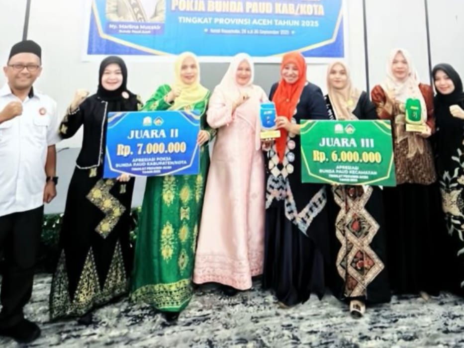 PAUD Aceh Utara Raih Dua Penghargaan Tingkat Provinsi Aceh