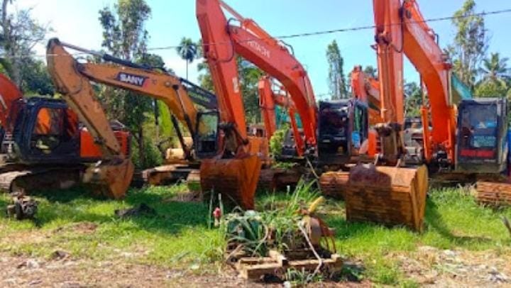 Excavator Barang Bukti PETI "Raib"
