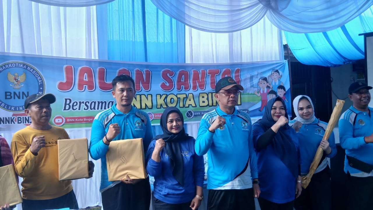 Jalan Santai Bersama BNN Kota Binjai