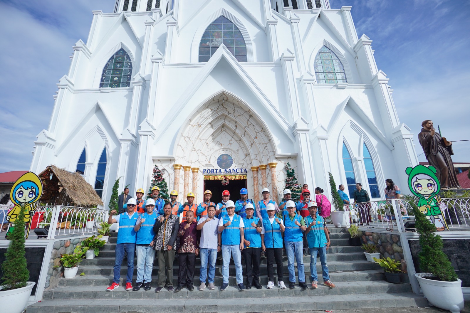 Jaga Kekhusyukan Natal, GM PLN UID Sumut Pantau Langsung Gereja Dan Posko Siaga