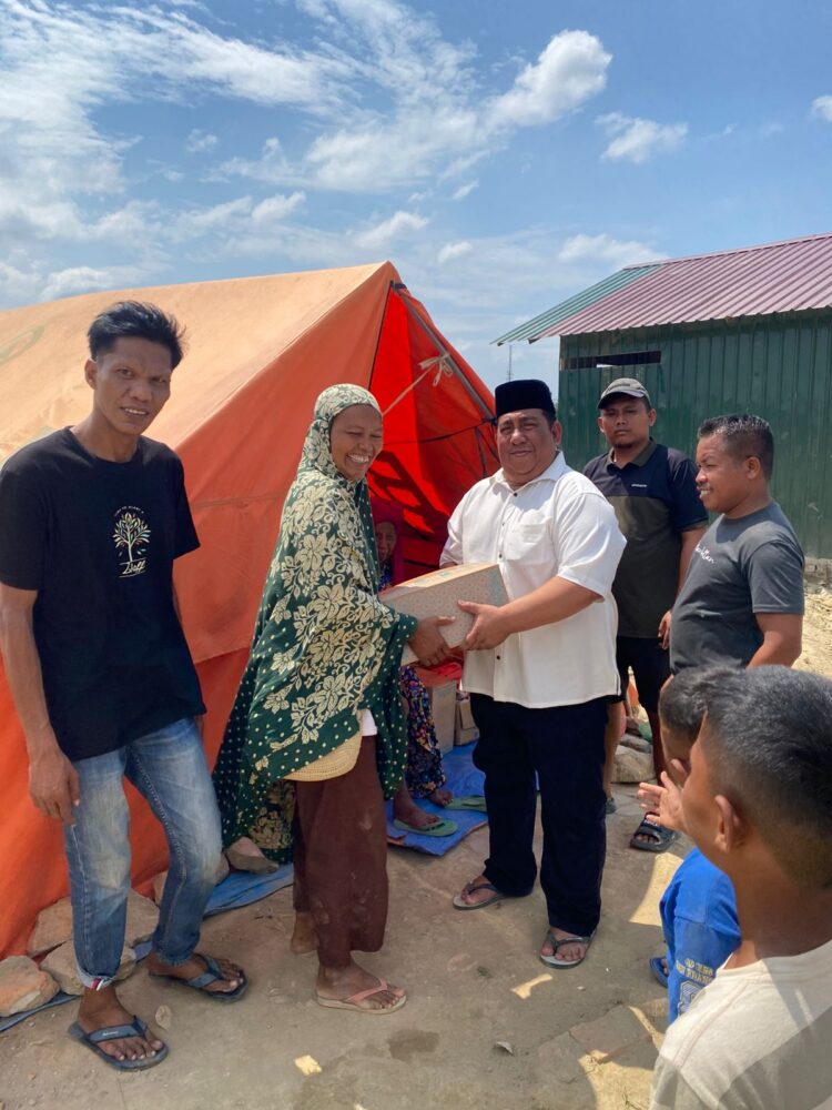 Ketum PP AMPG Imbau Korban Bencana yang Telah Terima Bantuan Tidak Lagi Tinggal di Tenda