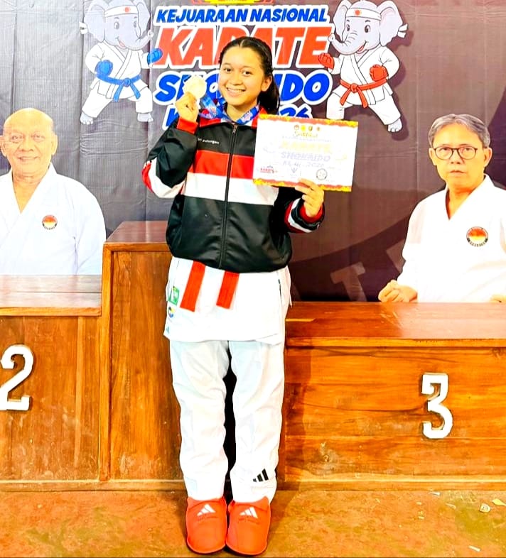 Membanggakan, Siswi SMAN 2 Plus Sipirok Raih Medali Emas Kejurnas Karate Shokaido 2026