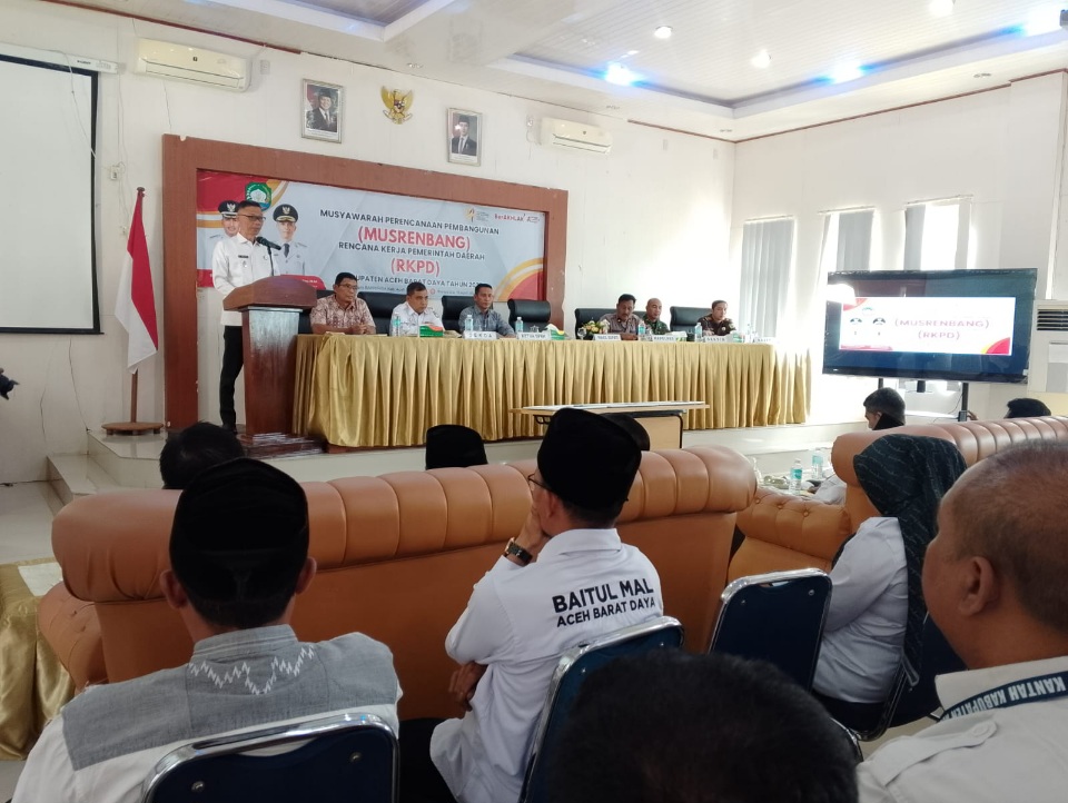 Buka Musrenbang Abdya, Wabup Zaman Akli Tekankan Prioritas Dan Kualitas RKPD 2027