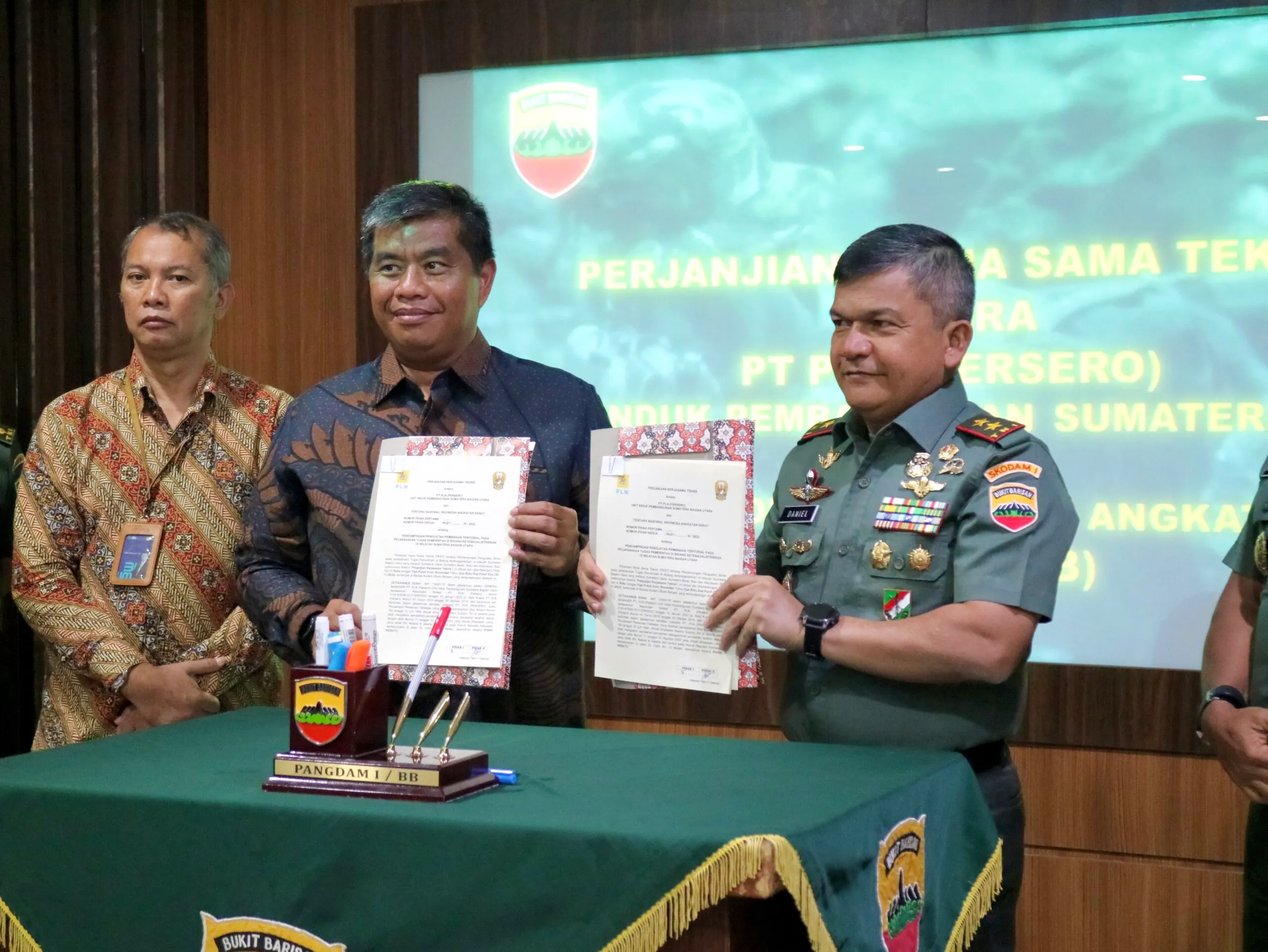 Dukung Elektrifikasi Nasional, PLN Gandeng Kodam I/BB dalam Pendampingan Tugas