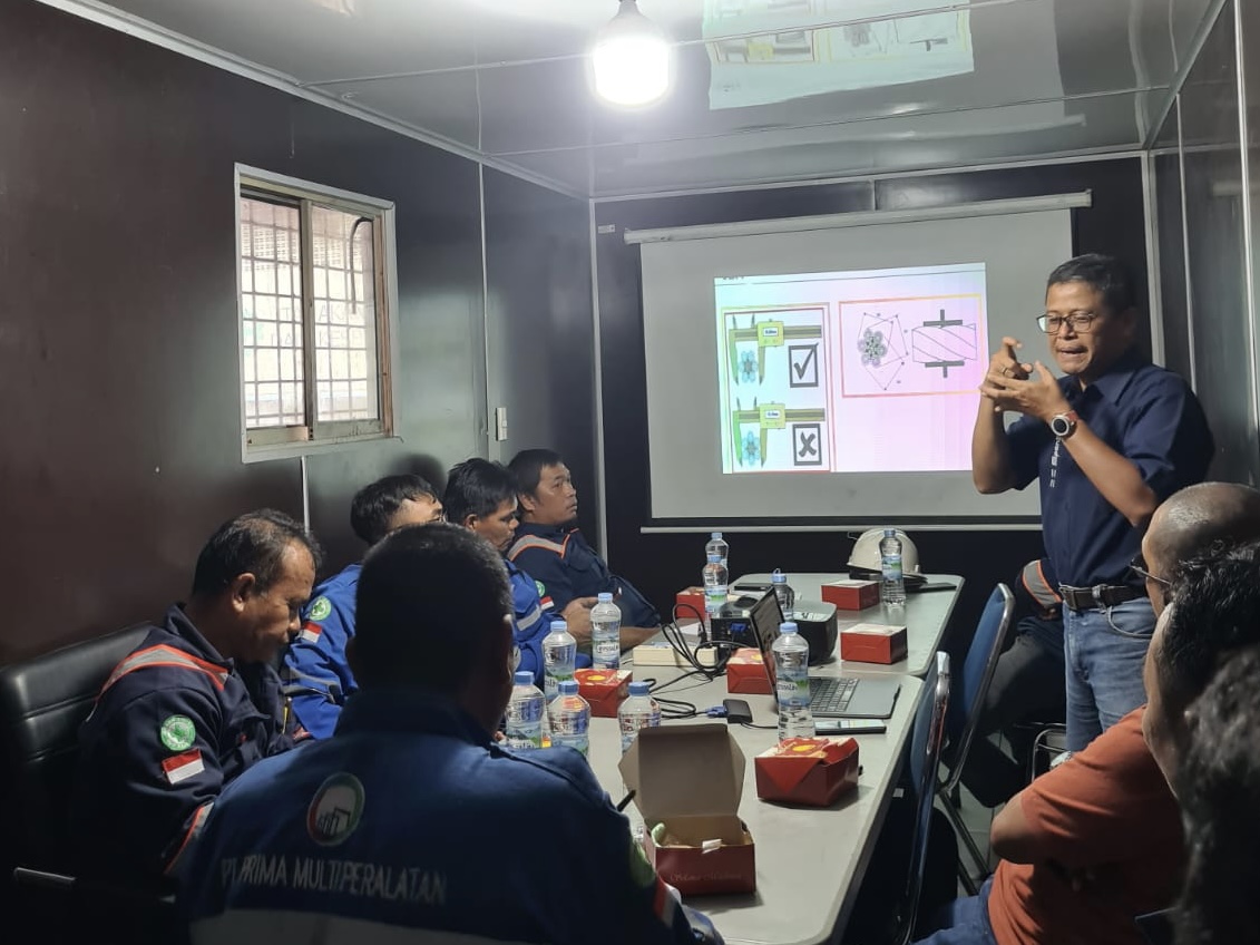 PT Prima Multi Peralatan Gelar Pelatihan Basic Wirerope &amp; Rejection Criteria Wirerope