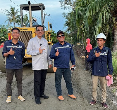 Anggota DPRDSU Azmi Yuli Sitorus Apresiasi Progres Jalan Provinsi Di Kecamatan Teluk Mengkudu