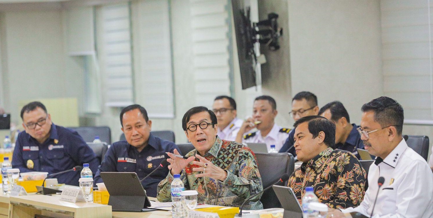 Bahas Prolegnas 2023 RUU Inisiatif, PPUU DPD Rapat Kerja Dengan Menkumham
