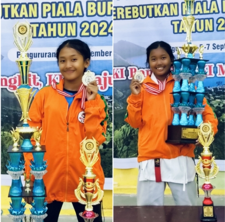 Kakak-beradik Raih Medali Emas Kejurda KKI Piala Bupati Samosir