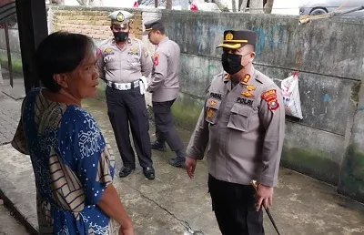 Ciptakan Kamtibmas, Kapolres Pelabuhan Belawan Sapa Warga Bagandeli