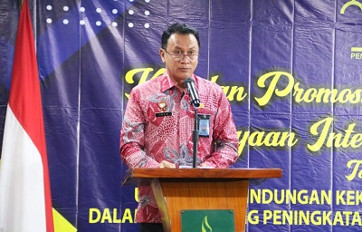 Kakanwil Kemenkumham Sumut Buka Kegiatan Promosi Dan Diseminasi Kekayaan Intelektual Komunal