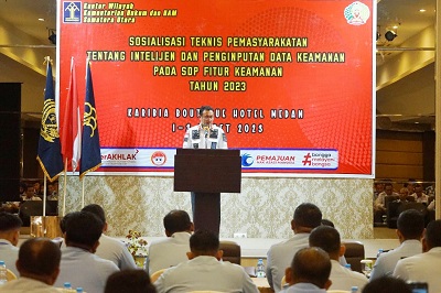 Kemenkumham Sumut Sosialisasi Satker Pemasyarakatan Tentang Intelijen Dan SDP