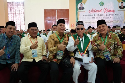 Kloter 1 Kabupaten Asahan Tiba Di Ahmed Calhaj Tertua 95 Tahun