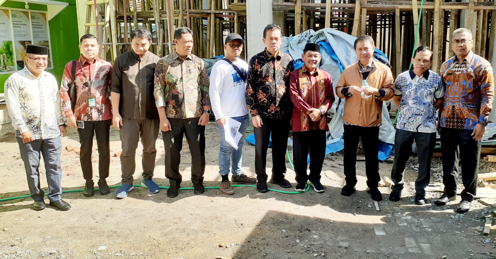 Dirjen PHU Kemenag RITinjau Progres Pembangunan Pelayanan Haji Terpadu Medan