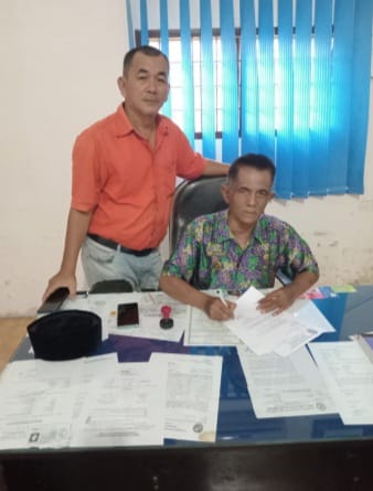 Kades Marindal 1 Ardianto Minta Dinas SDABMBK DS Bantu Penerangan Di Jalan Roso
