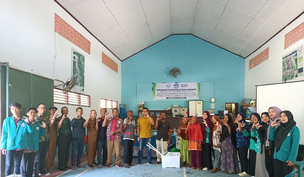 Tim PKM Unimed Luncurkan “KawalPadi” Di Desa Petumbukan