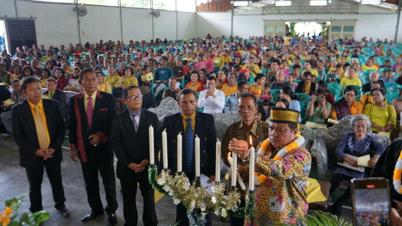 Anggota DPR RI Lamhot Sinaga Hadiri Perayaan Natal PPTSB Tabagsel