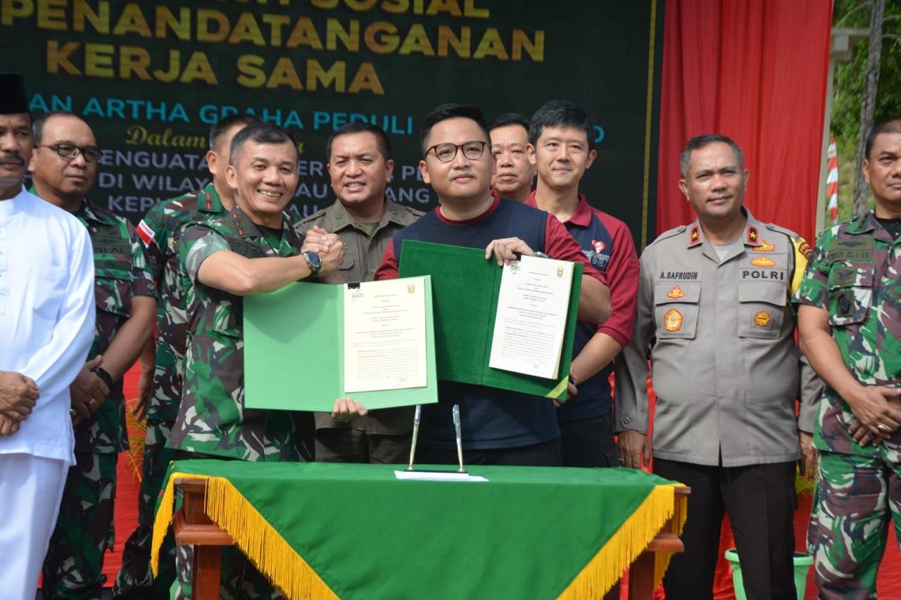 Kerja Sama Kodam I/BB - Yayasan AGP Jadikan RSKI Ex Covid-19 Sebagai RS Umum