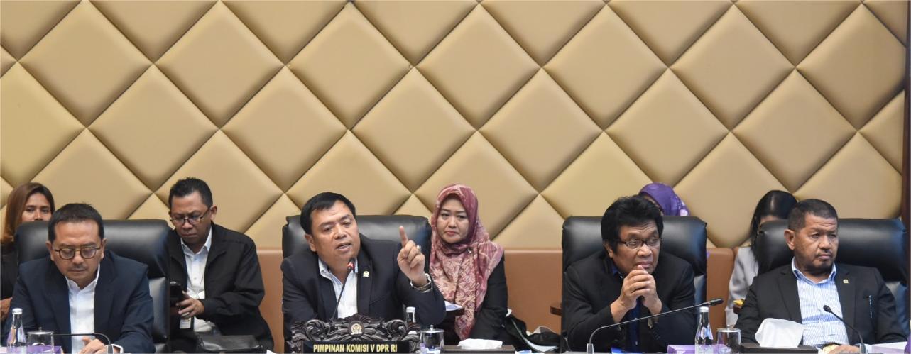 Rapat Perdana Komisi V DPR Selaraskan Fokus Kerja Dampak Nomenklatur Baru