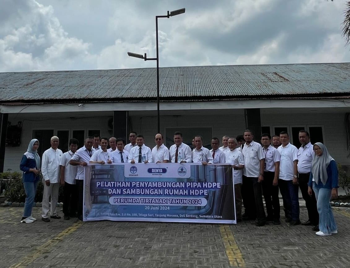 Kompatir Fasilitasi Pelatihan Sambungan Rumah Perumda Tirtanadi