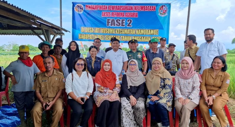 Dosen USU Bersama Kementerian ATR/BPN Gelar Pelatihan Pembuatan Kompos Jerami