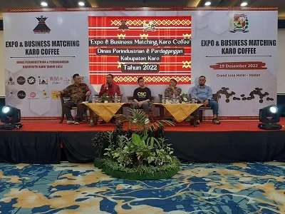 Expo and Business Matching Karo Coffee Targetkan Kopi Karo Kuasai Pasar Domestik