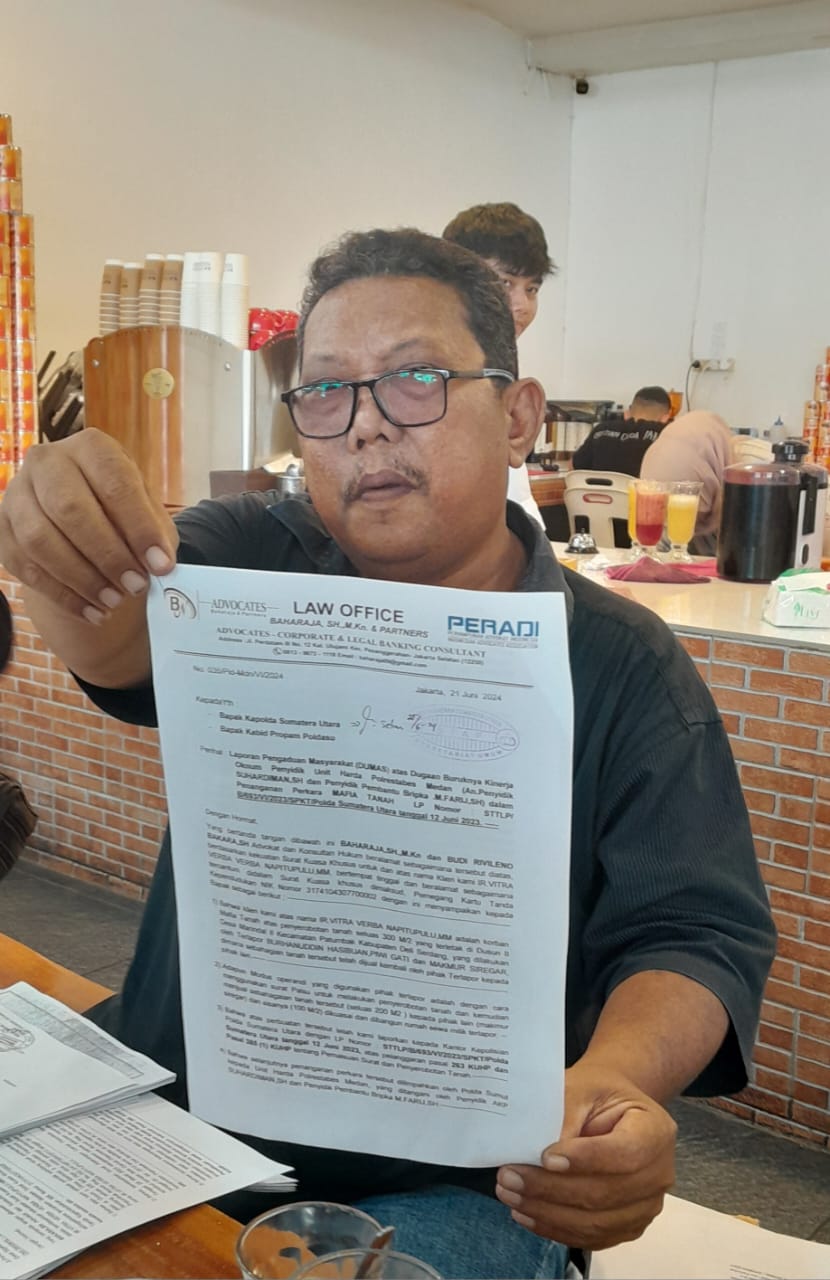 Pengacara Korban Dugaan Mafia Tanah Kecewa Dengan Kinerja Penyidik Polrestabes Medan
