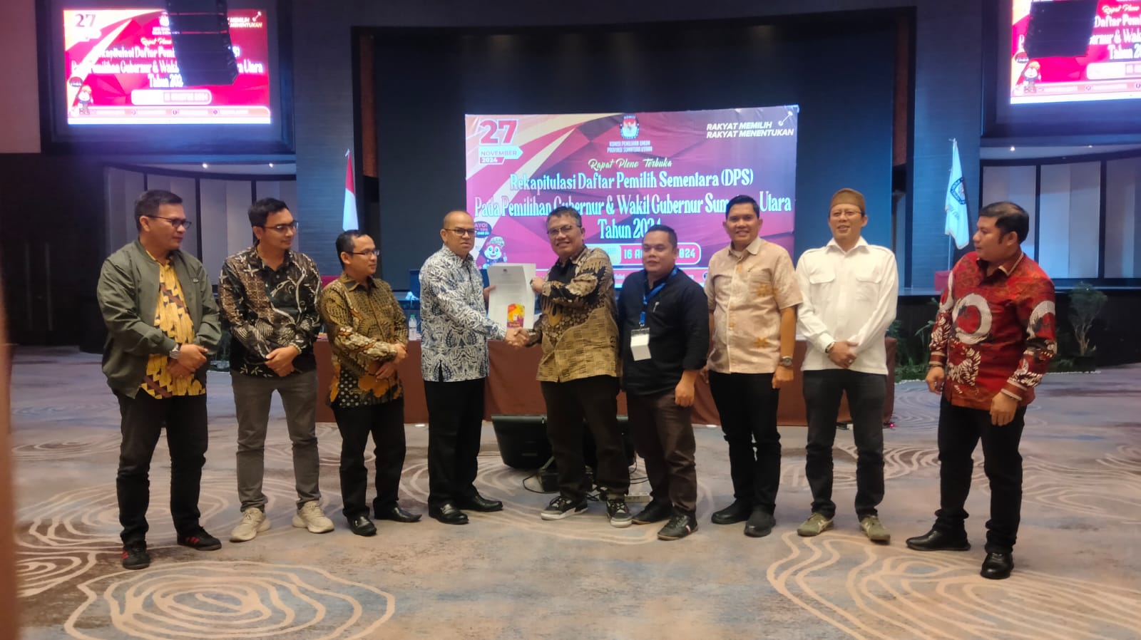 KPU Provinsi Sumut Tetapkan DPS Di Pilkada Serentak 2024 Jadi 10,813,825 Pemilih