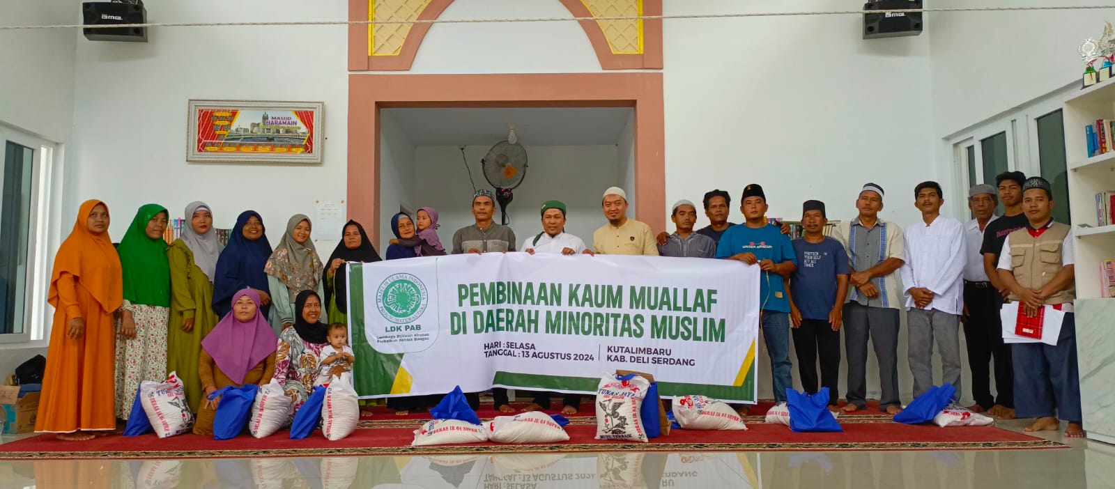 LDK-PAB MUI Sumut Laksanakan Pembinaan Mualaf Di Kutalimbaru