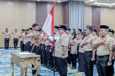 Pengurus Kwarcab Gerakan Pramuka Kota Medan Dilantik