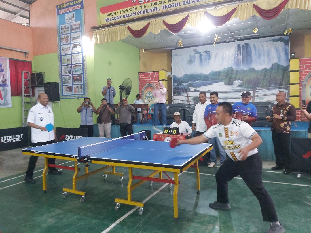 Ketua KONI Langkat Tinjau Venue Porkab Di PT KPI RU II P. Brandan