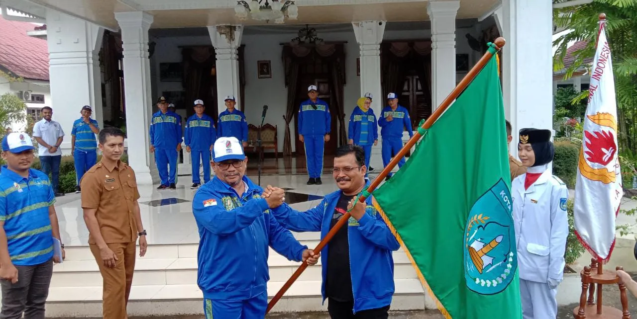 Pj Wali Kota Lepas Kontingen Pora Langsa