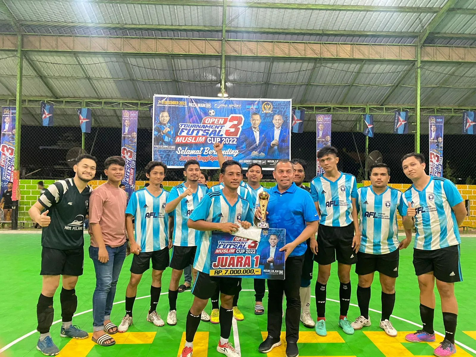BTS FC Lhokseumawe Juara Futsal Muslim Cup III