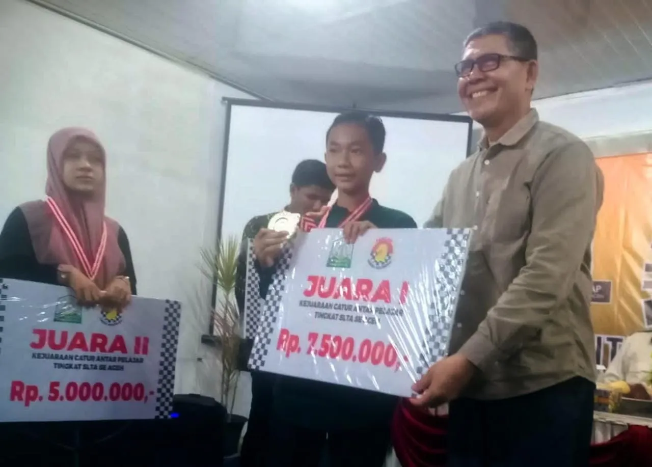 Santri Ponpes Yapila Juara Catur Tingkat Provinsi Aceh