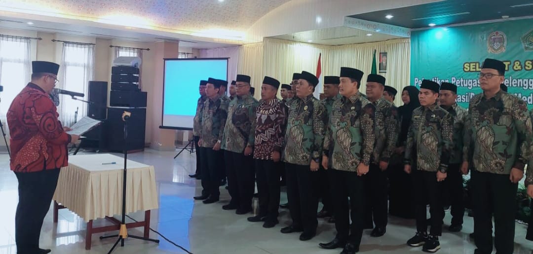 44 Orang P2IH Embarkasi/Debarkasi Medan Dilantik
