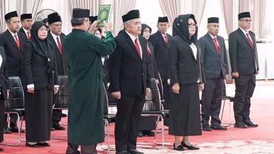 Setelah Menang Lawan Gubsu Di PTUN, Edy Supryanto Dilantik Jadi Kabiro Administrasi Pembangunan Pemprovsu