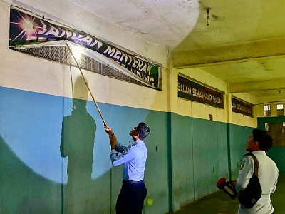 Lapas Medan Deteksi Dini Gangguan Keamanan Blok Hunian