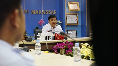 Fajar Lase Tekankan Best Practice Terhadap Jajaran Kanim Makassar