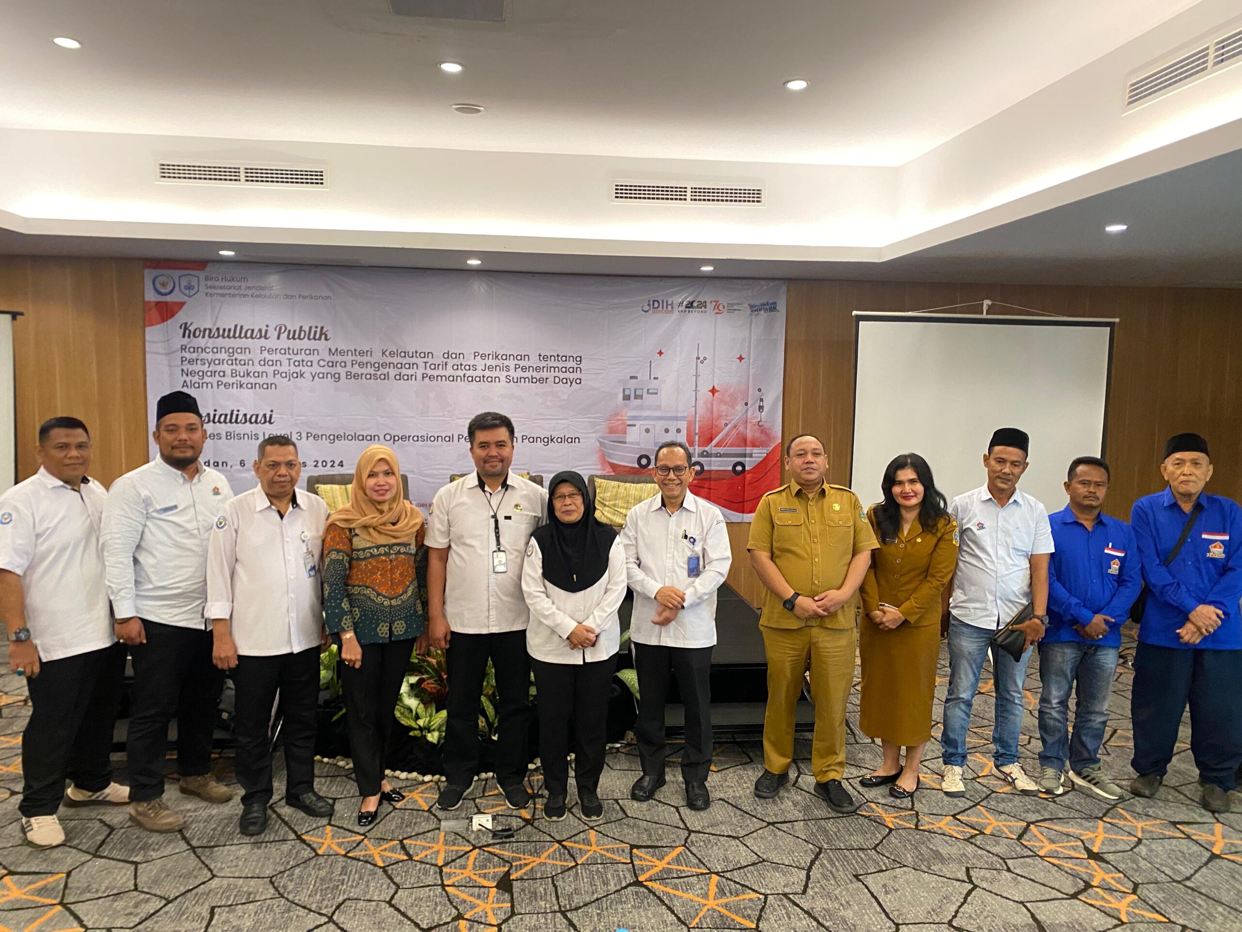 Kementrian KP Undang Ketua HNSI Sumut Hadiri Konsultasi Publik Rancangan PERMENKP Dan Sosialisasi Proses Bisnis Level 3