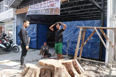 Lurah Sei Agul Desak Hentikan Penebangan Pohon Di Jalan Amir Hamzah