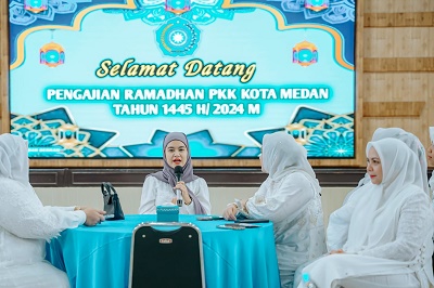 Pererat Silaturahmi dan Tingkatkan Keimanan Kader, TP PKK Gelar Pengajian Bulan Suci Ramadhan 1445 H
