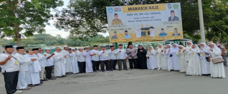 MGMP PAI SMP Deliserdang Gelar Manasik Haji Akbar 2024