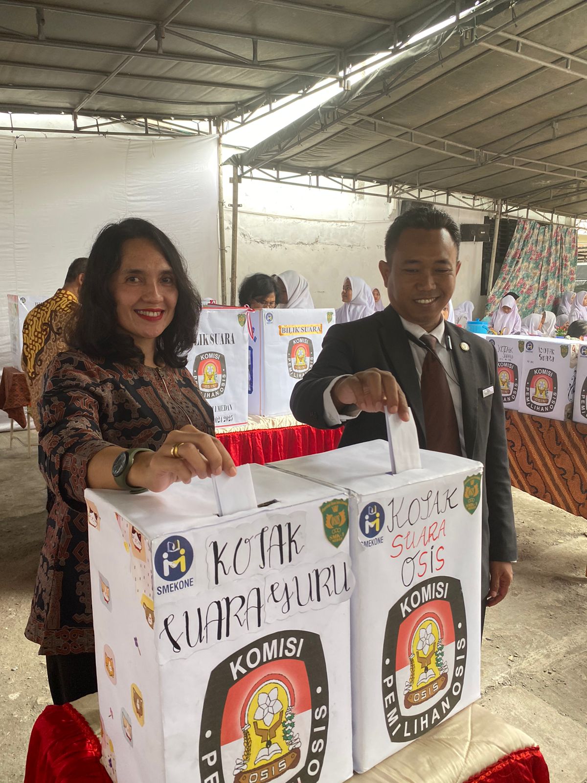 Gebyar P5 Dan Praktek Demokrasi Di SMKN 1 Medan Meriah