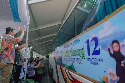 Lepas 1.600-an Pemudik, Bobby Nasution: Jangan Ngebut, Utamakan Keselamatan Sampai Tujuan