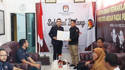 DPD Nasdem Kota Medan Daftar Bacaleg ke KPU Medan, Target 10 Kursi