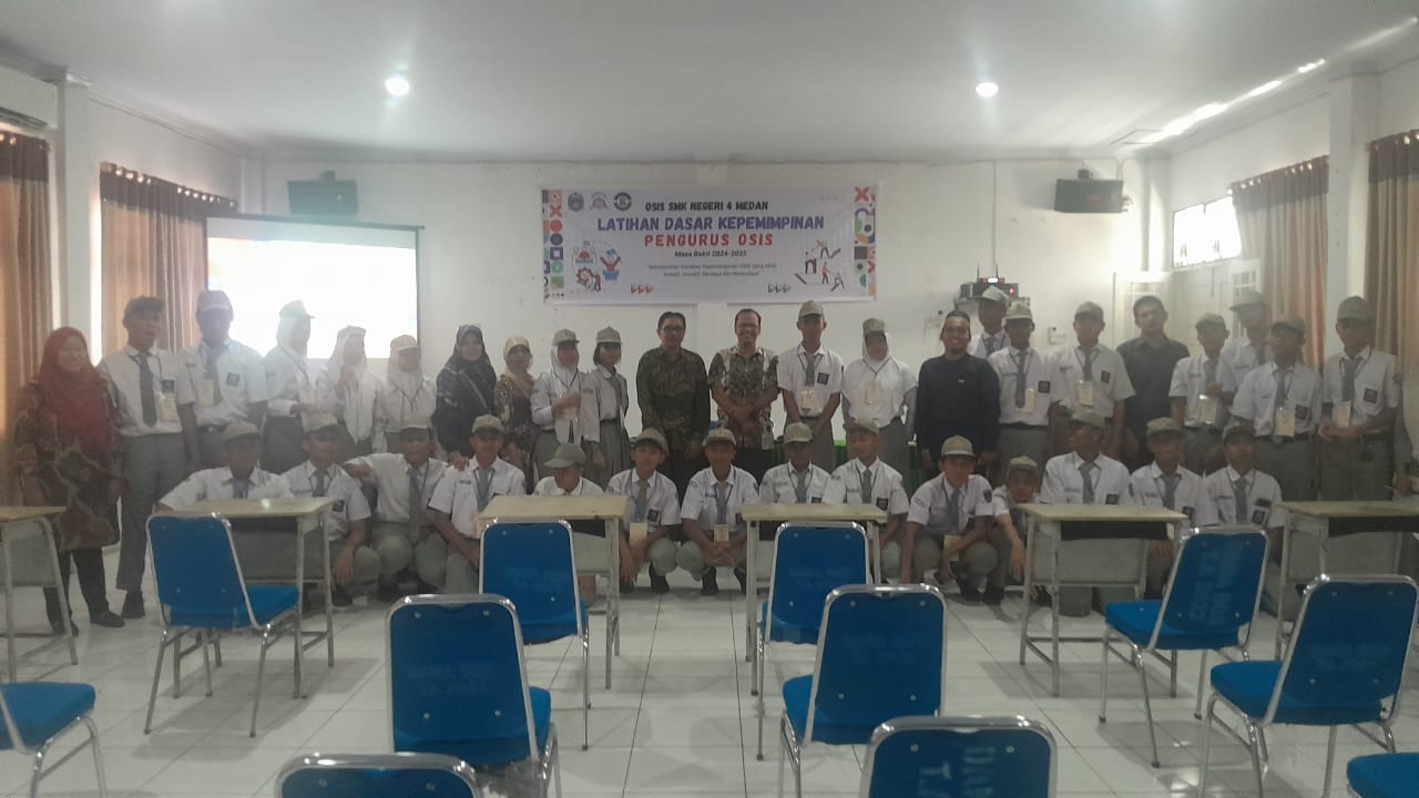 SMKN 4 Medan Gelar Latihan Dasar Kepemimpinan OSIS