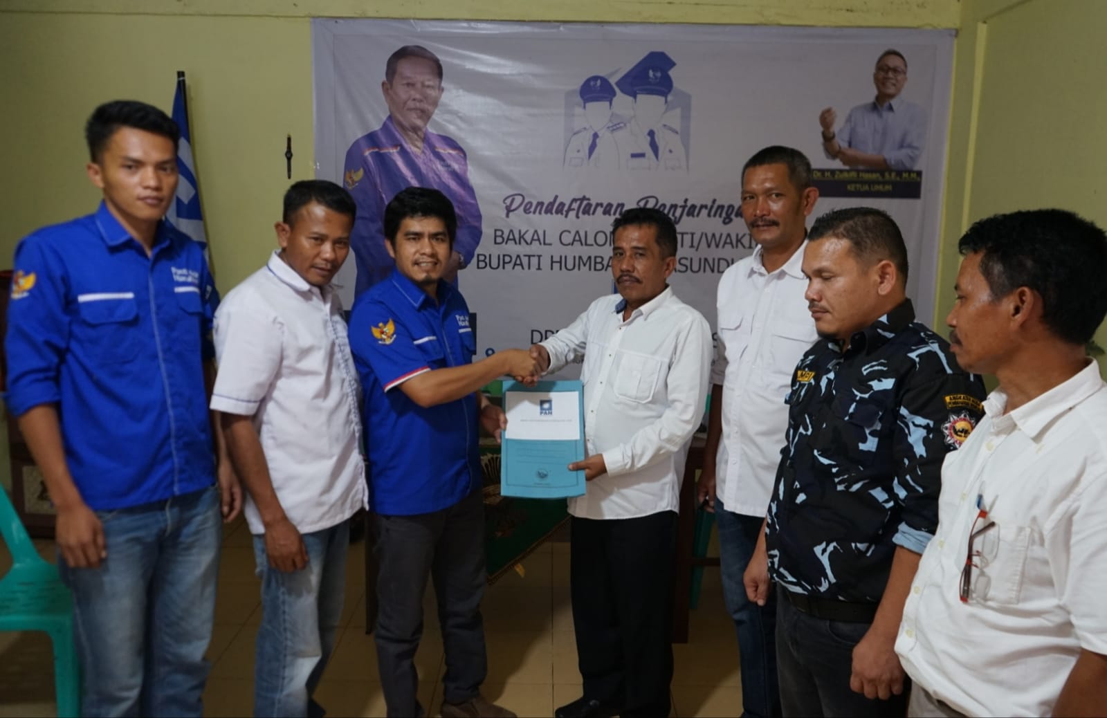 DPD II PAN Humbahas Terima Pendaftaran Birma Sinaga