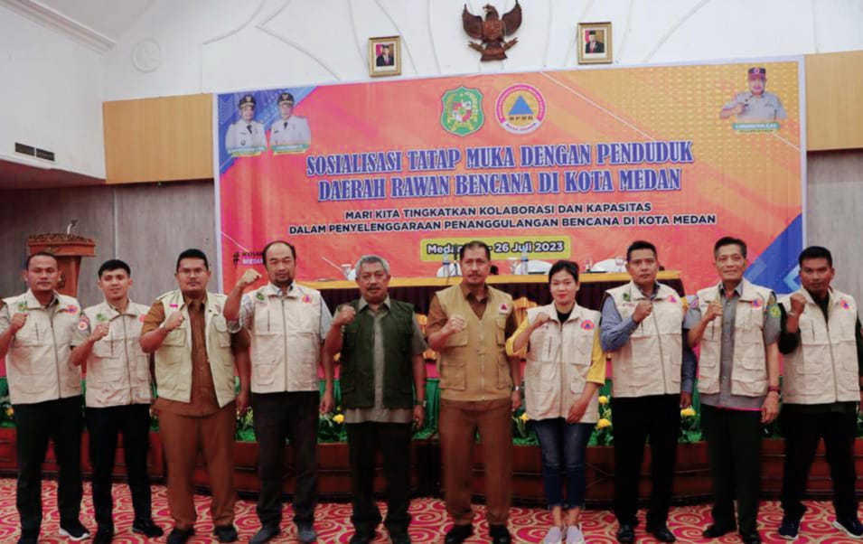 Tingkatkan Keterampilan Hadapi Bencana, BPBD Medan Sosialisasi Tatap Muka Dengan Penduduk Rawan Bencana