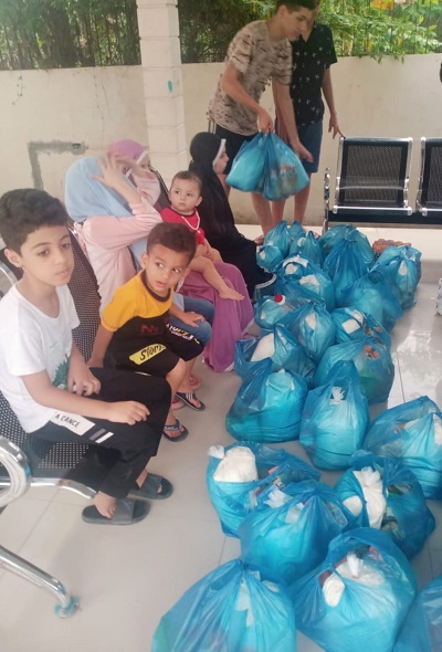 FKMI Sumut Salurkan Sembako Untuk Pengungsi Palestina Di Medan