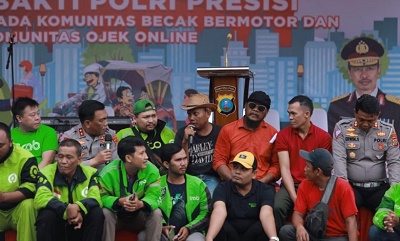 Dengarkan Curhat Ojol Dan Pabetor, Kapolda Lakukan Langkah Bijak